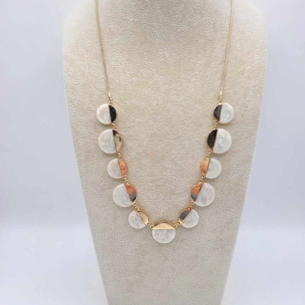 J Crew Disc Necklace - Picture 5 of 9